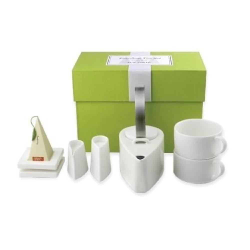 Tea Forte tea teardrop porcelain boxes TEA DROP TEA SET - Picture 2 of 5